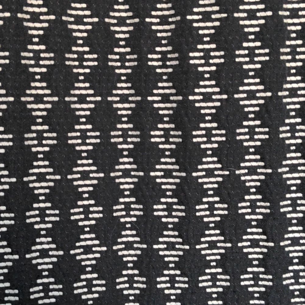 Coldwater Creek Black + White Diamond Motif Midi Pencil Skirt Sz 8 - Picture 2 of 8